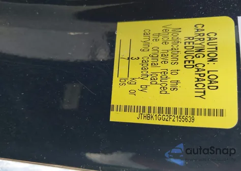 2015 Lexus Es 350 z USA, uszkodzony, nr VIN JTHBK1GG2F2155639